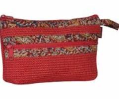 Buy Jute Dobby kalamkari Pouch Online In India - Bangalore