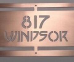 Windor Copper CNC Laser Cut Name Plate - Bangalore - 1