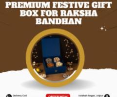 Where can you find premium festive gift box for Raksha Bandhan - Jaipur
