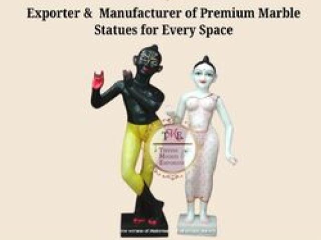 Exporter & Manufacturer of Premium Marble Statues for Every Space - Jaipur - 1