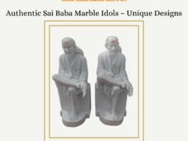 Authentic Sai Baba Marble Idols – Unique Designs - Jaipur - 1