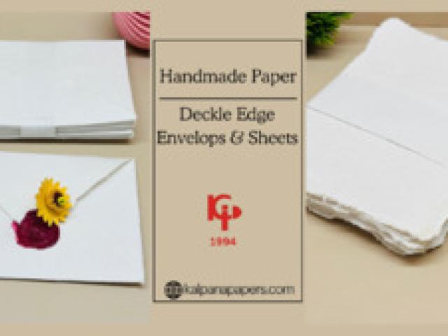 Artisan's Choice: Premium Handmade Deckle Edge Paper By Kalpana Handmade Paper - Mumbai - 1