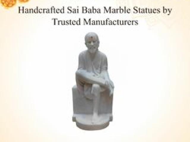 Handcrafted Sai Baba Marble Statues by Trusted Manufacturers - Jaipur - 1