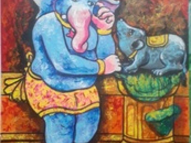 Buy Divine Ganesha Paintings for Your Space! - Delhi - 1