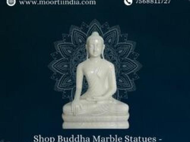 Shop Buddha Marble Statues - Directly from Expert Manufacturers - Jaipur - 1