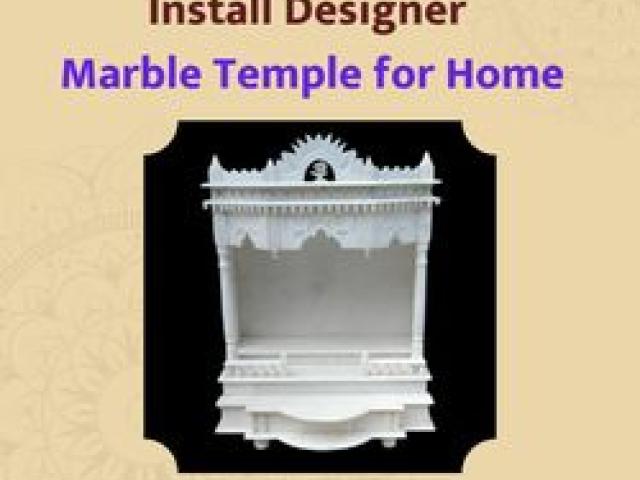 Install Designer Marble Temple for Home - Jaipur - 1