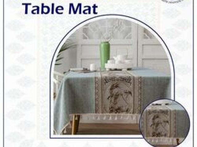 Purchase Block Printed Table Cover - Jaipur - 1