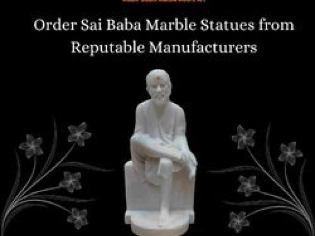 Order Sai Baba Marble Statues from Reputable Manufacturers - Jaipur - 1