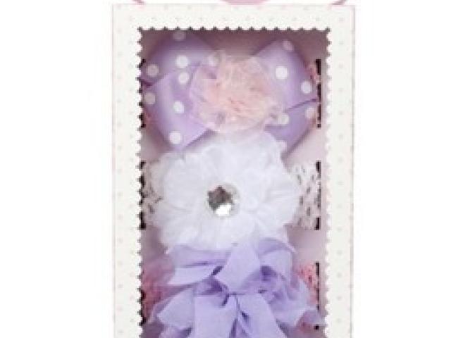 Babies Bloom Light Purple Chiffon Hair Flower Headband Hair Accessory Set - Delhi - 1