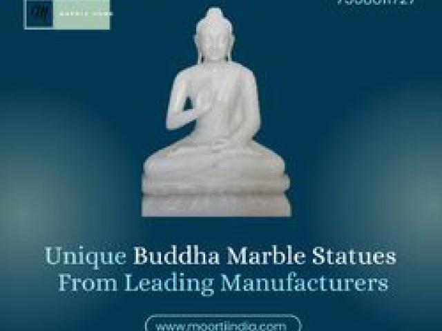 Unique Buddha Marble Statues – From Leading Manufacturers - Jaipur - 1