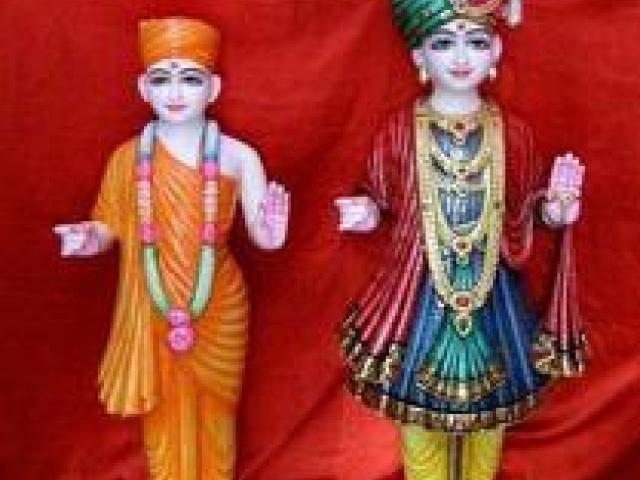 Discover Exquisite Handcrafted Swaminarayan Marble Moorti - Jaipur - 1