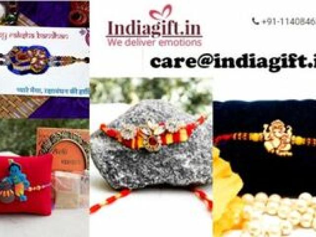 Designer Rakhis Online - Basavakalyan - 1