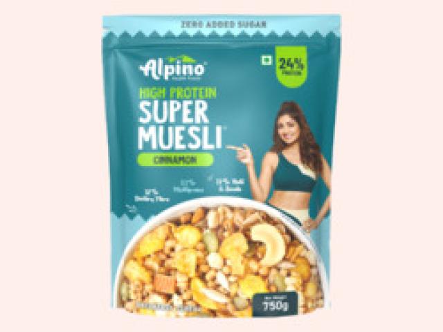 Alpino Zero Sugar Muesli – Cinnamon Flavour, Packed with Protein - Surat - 1