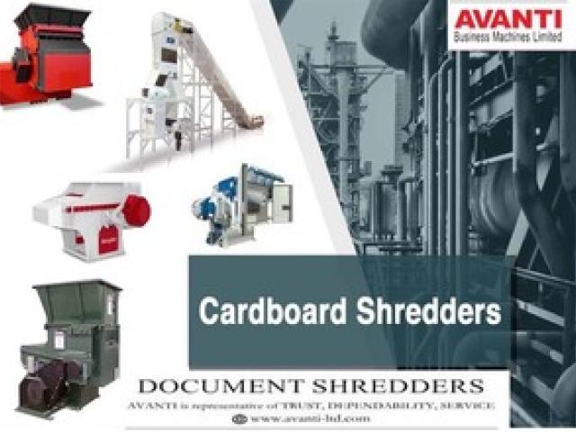 Avanti-ltd Professional CardBoard Shredder Manufacturers in India - Chennai - 1